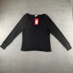 LNA Evereve Vine Slun Top Heathered Black Size Small